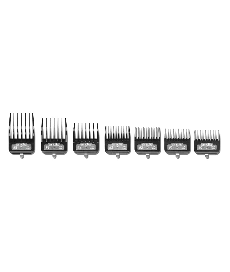 ANDIS BG SERIES PREIMUM METAL CLIP COMB SET 7PCS